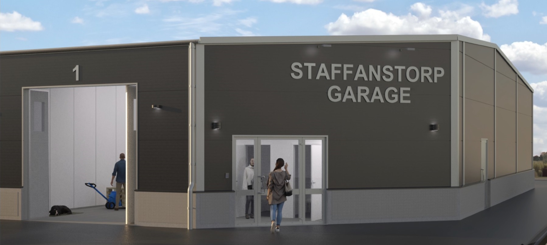 Staffanstorp Garage utifrån